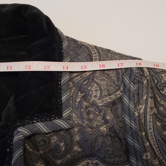 Koos of Course! Patterned Jacquard Quilted Reversible Jacket Womens Sz Small - Picture 13 of 16